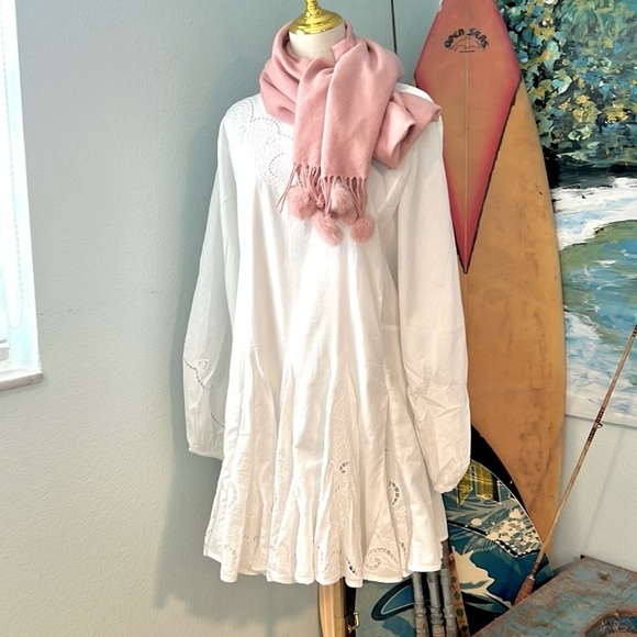 NWT, Gianni Bini,Romantic,Exquisite Dress,Layered,Full Skirt,Soft Cotton,Size L - Picture 7 of 14